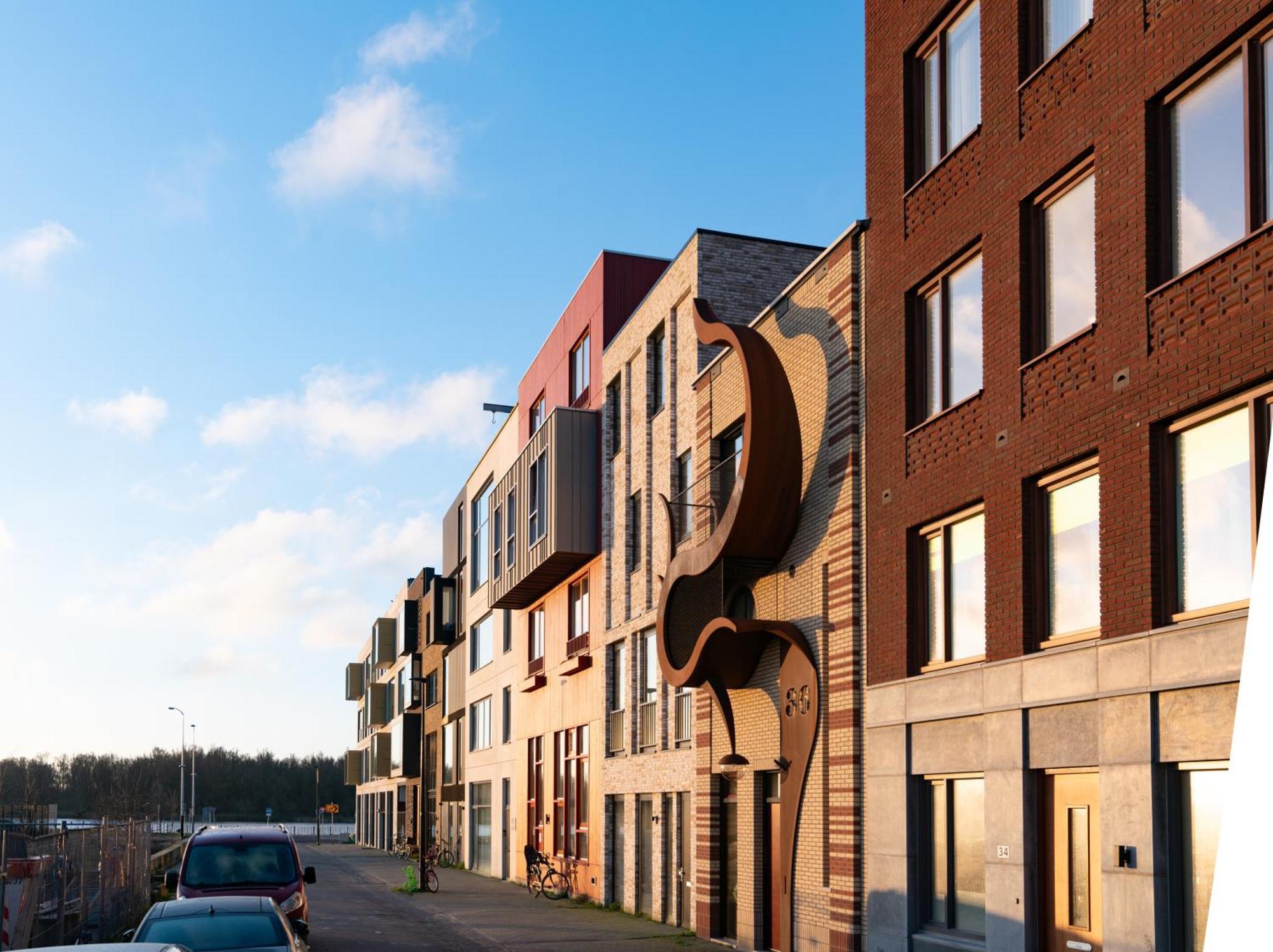 Huis Met De Krul Amsterdam Eksteriør billede